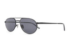 Shevoke Black Owen Metal Aviator Sunglasses