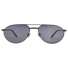 Shevoke Black Owen Metal Aviator Sunglasses