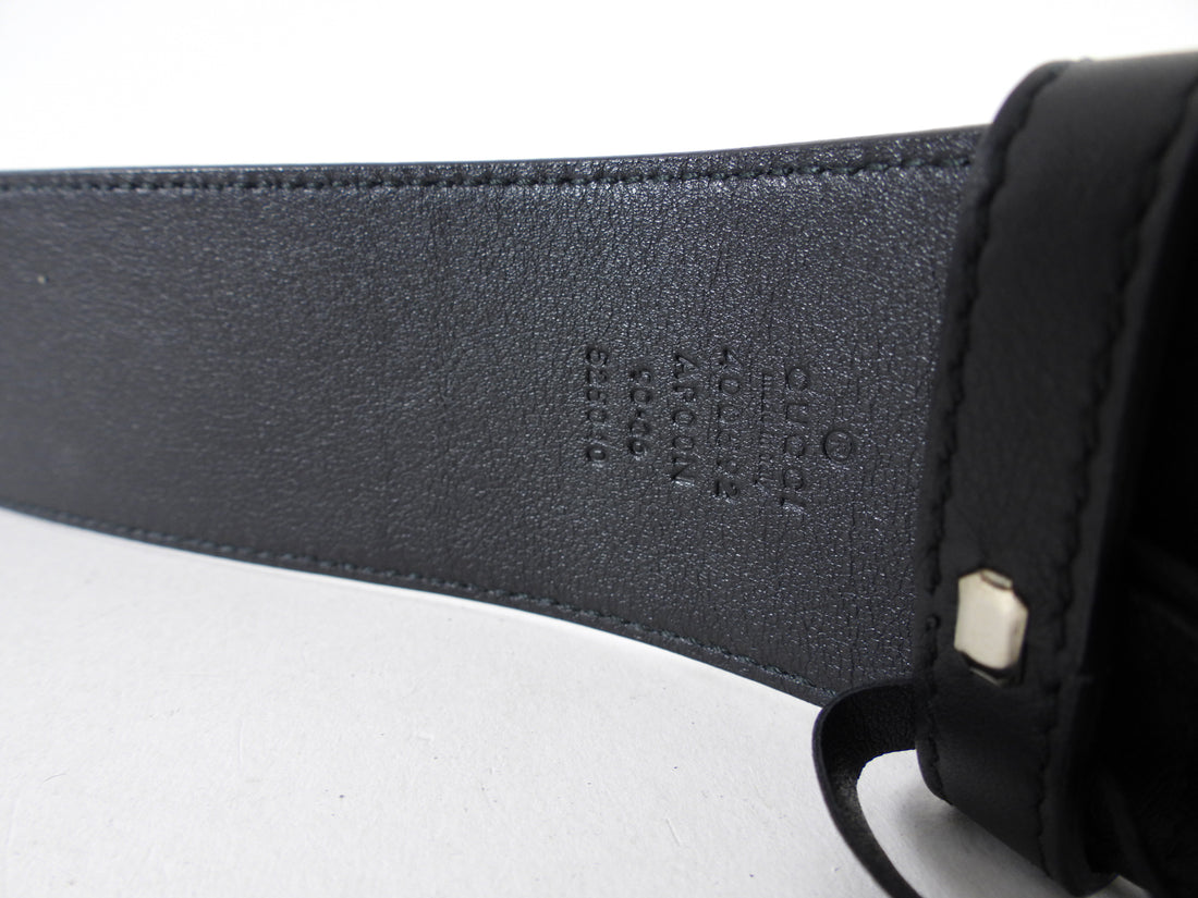 Gucci Black Leather Wide 50mm Dionysis Belt - 90 / 36