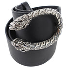 Gucci Black Leather Wide 50mm Dionysis Belt - 90 / 36