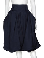 Sonia Rykiel Navy Organza Silk Two Piece Skirt Suit - 42
