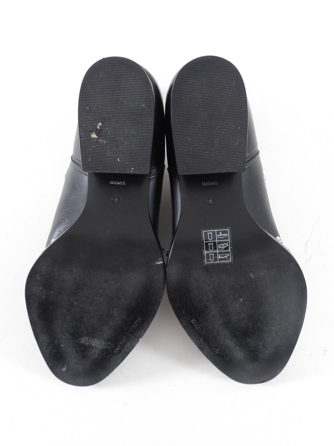 Alexander Wang Black Leather Kori Cut Out Beaded Ankle Boots - 36