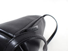 St. Agni Black Leather Barrel Connolo Bag