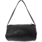 St. Agni Black Leather Barrel Connolo Bag