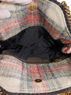 Stella McCartney Plaid Brushed Wool Falabella Shoulder Bag