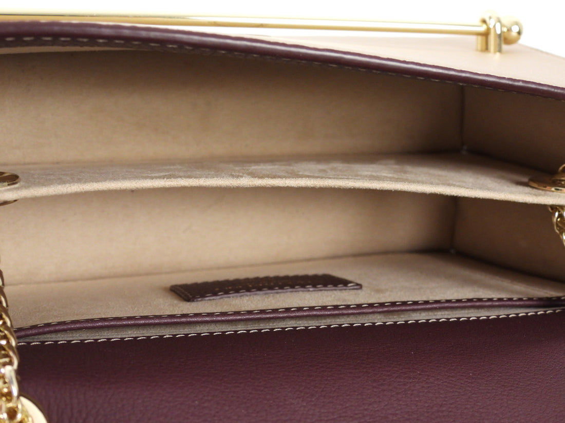 Strathberry Beige Leather East/West Shoulder Bag