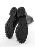 Stuart Weitzman Black Leather Tall Flat Boots - 7.5