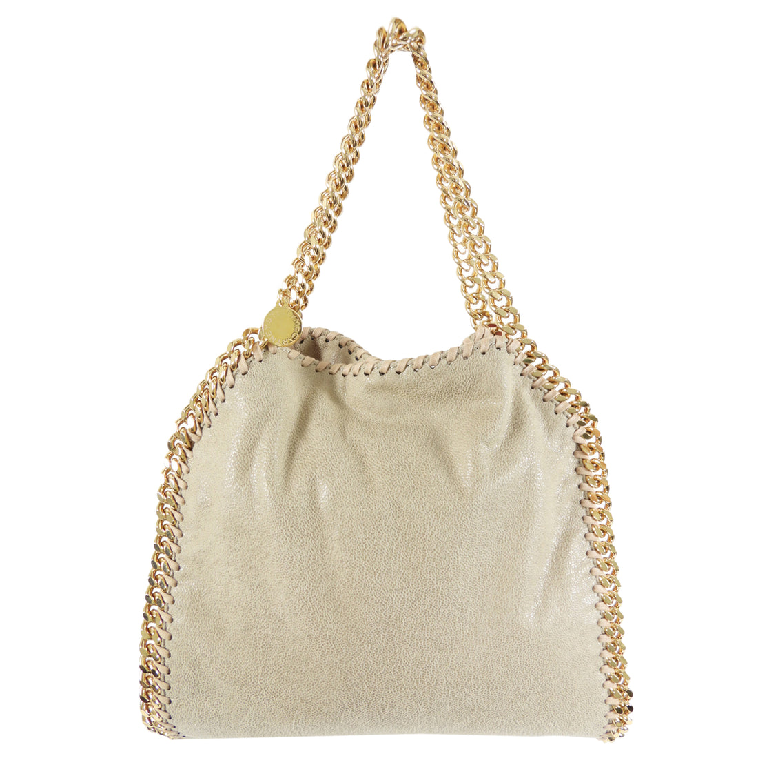 Stella McCartney Beige Vegan Falabella Mini Tote Bag