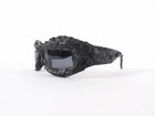 No Label Black Wrap Rubberized Sunglasses