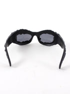 No Label Black Wrap Rubberized Sunglasses
