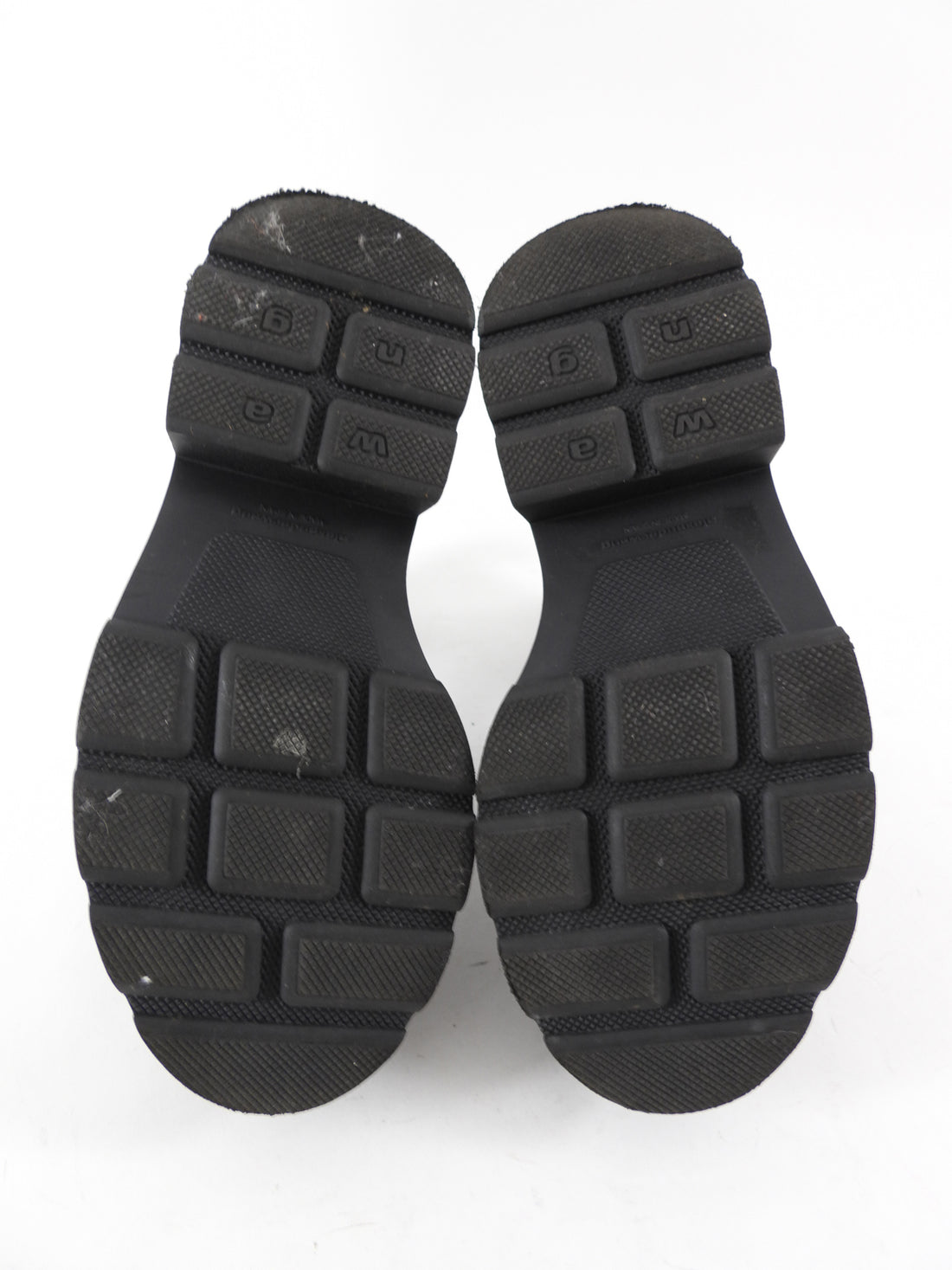 Alexander Wang Black Leather Carter Platform Boots - 37