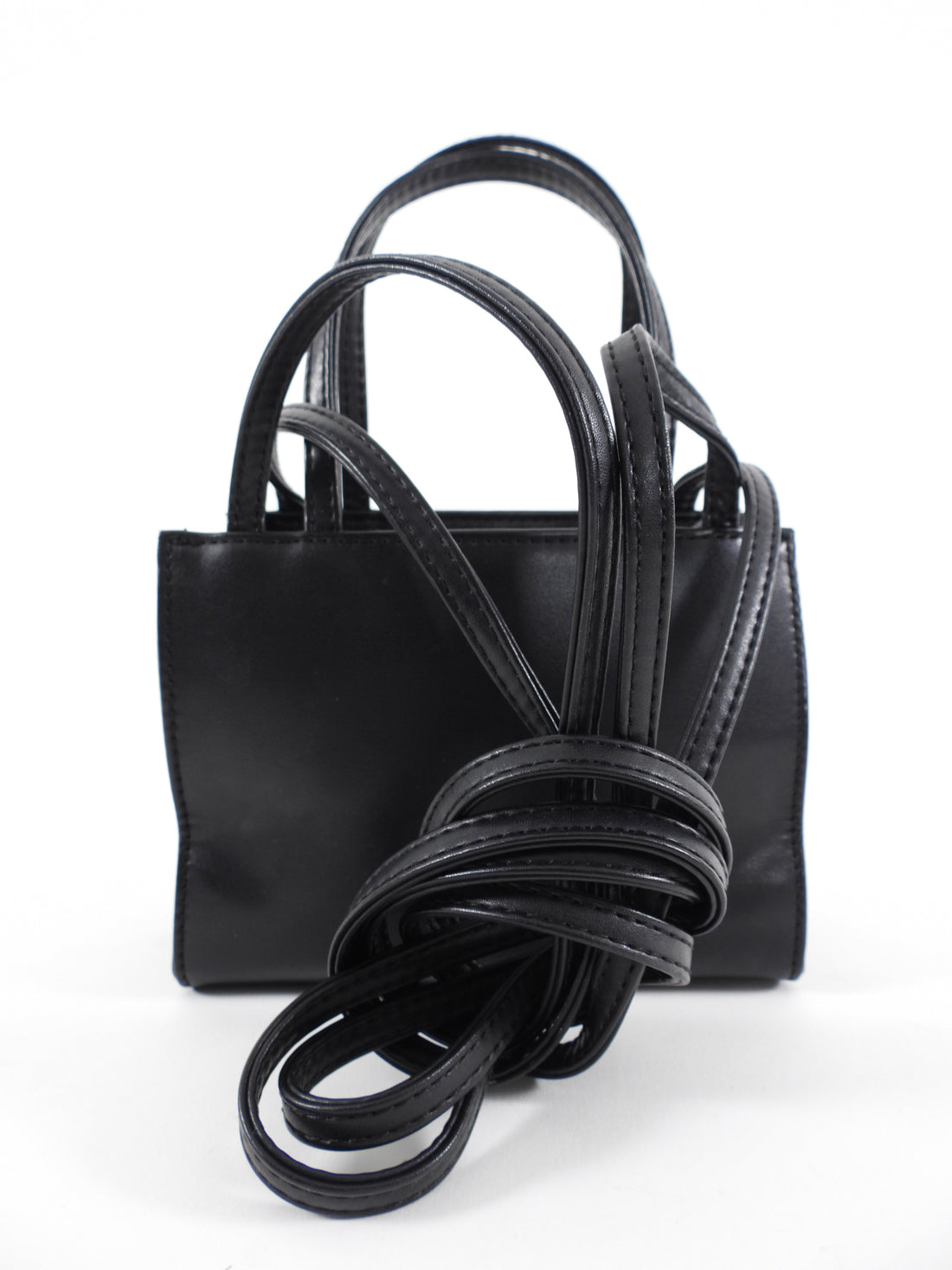 Telfar Mini Black Two-Way Bag