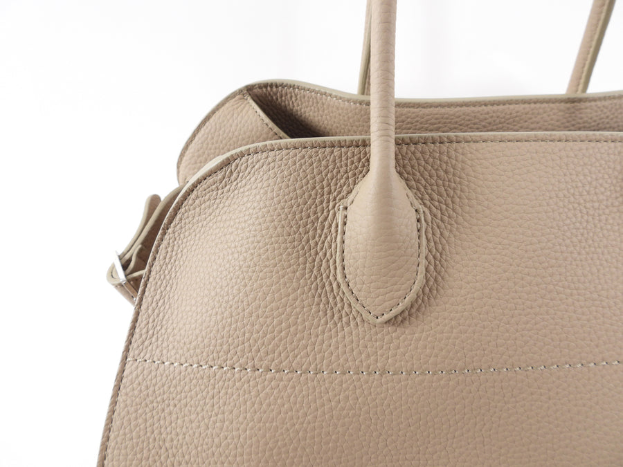 The Row Light Beige Soft Margaux 15 Tote Bag