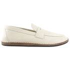 The Row Ivory Leather Cary Loafers - 37 / 37.5