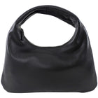 The Row Black Leather Small Everyday Shoulder Bag