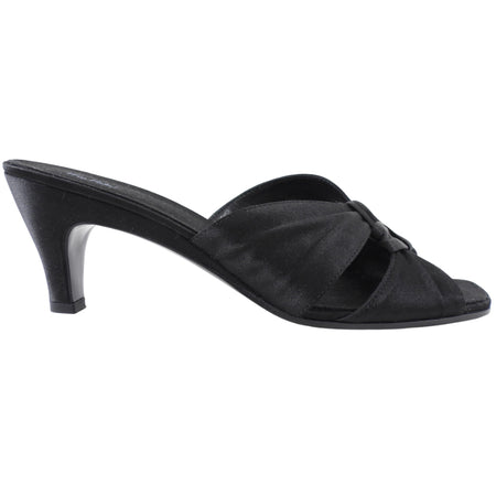The Row Black Satin The Knot Pump - 37