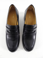 The Row Black Leather Vera Loafers - 37 (fits USA 6)