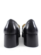 The Row Black Leather Vera Loafers - 37 (fits USA 6)