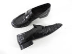 The Row Black Soft Loafer in Eel- 36.5