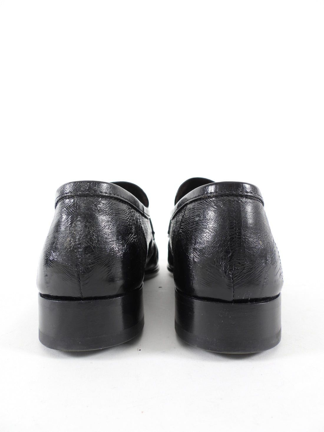The Row Black Soft Loafer in Eel- 36.5