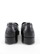 The Row Black Soft Loafer in Eel- 36.5