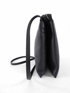 The Row Black Grained Leather Nu Twin Crossbody Bag