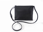The Row Black Grained Leather Nu Twin Crossbody Bag