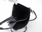 The Row Black Grained Leather Nu Twin Crossbody Bag