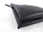 The Row Black Grained Leather Nu Twin Crossbody Bag
