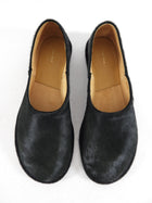 The Row Canal Black Pony Hide Flat Shoes - 37