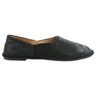 The Row Canal Black Pony Hide Flat Shoes - 37