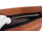 The Row Brown Soft Calfskin Sienna Clutch Bag
