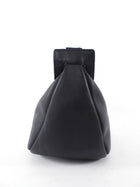 The Row Black Leather Slouchy Banana Bag