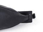 The Row Black Leather Slouchy Banana Bag