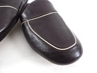 The Row Dark Brown Beck Leather Mules / Slippers - 36.5