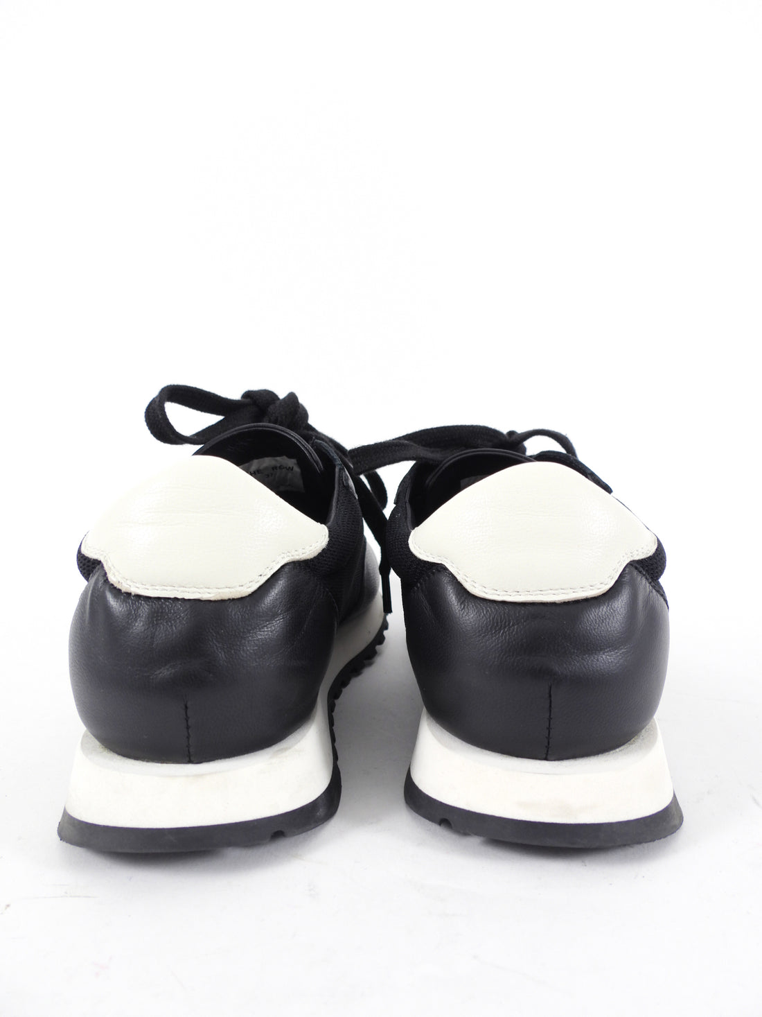The Row Black and White Owen Sneakers - 37