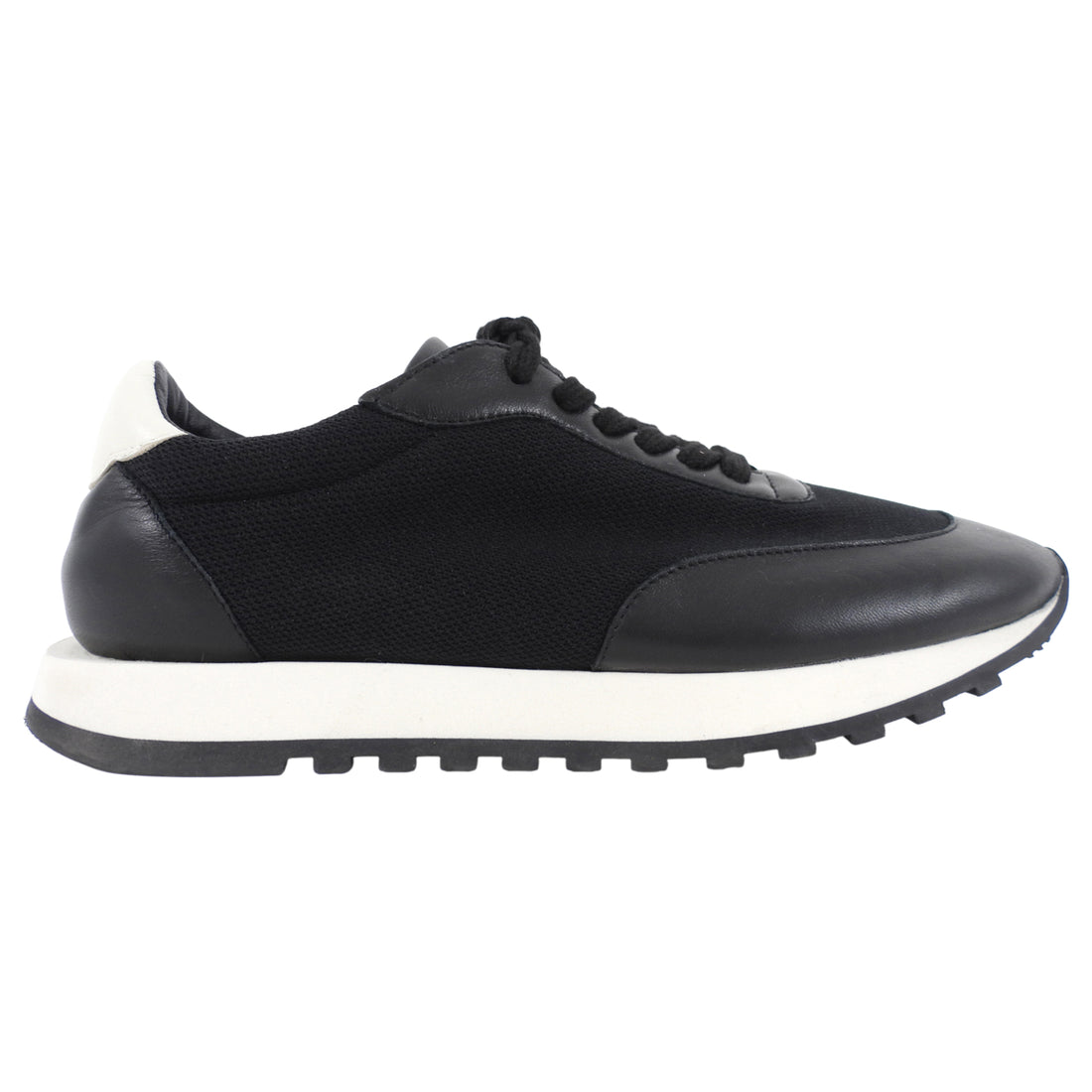 The Row Black and White Owen Sneakers - 37