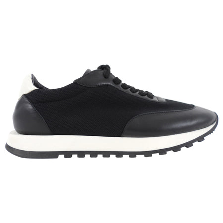 The Row Black and White Owen Sneakers - 37