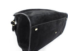 The Row Black Suede Soft Margaux 17 Tote Bag