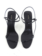 The Row Black Bare Heeled Sandals - 36.5 / 37