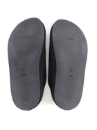 The Row Black Suede Hugo Slides - 36.5