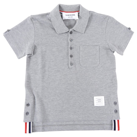 Thom Browne Grey Classic Polo Shirt - 6