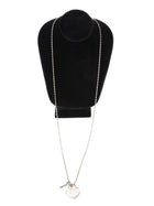 Tiffany & Co. 925 Sterling Silver Heart Padlock and Key on Chain