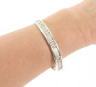 Tiffany & Co.  Vintage 1995 Sterling Silver Atlas Cuff Bracelet