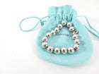 Tiffany & Co. Sterling Silver 10mm Bead Ball Bracelet