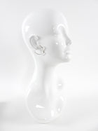 Tiffany & Co. x Elsa Peretti Medium Open Heart Sterling Silver Hoop Earrings