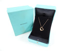 Tiffany & Co. Elsa Peretti 18k Rose Gold Open Heart Necklace