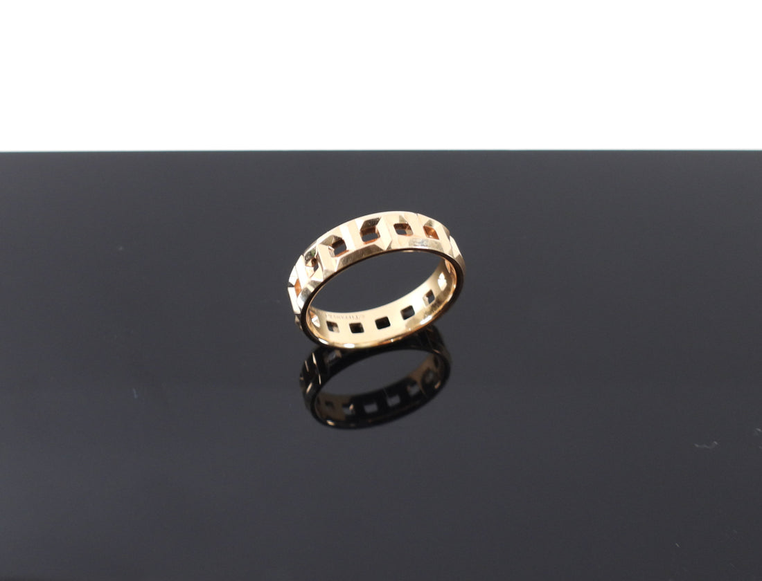 Tiffany T True Rose Gold Wide Band Ring - 8