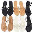 Tkees Flat Sandals - Lot of 5 Pairs Black Nude Ivory - 7