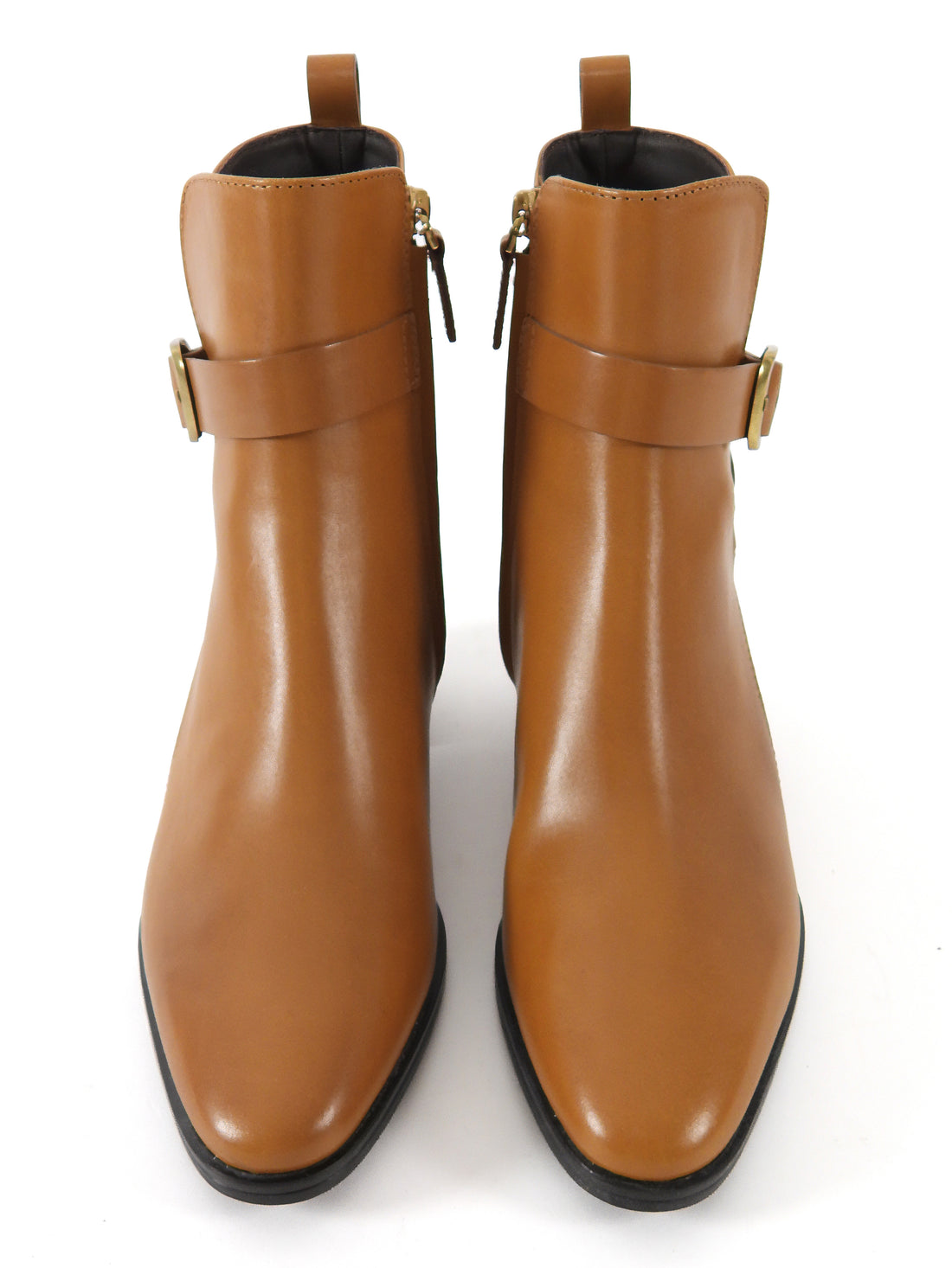 Tod's Cognac Brown Leather Ankle Boots - 6.5